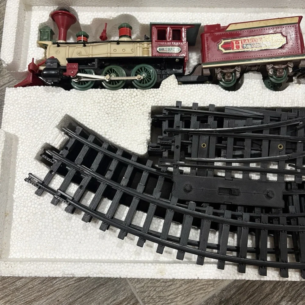 Vtg New Bright Hearthside Village Holiday Christmas Train No. 173 1994 Works